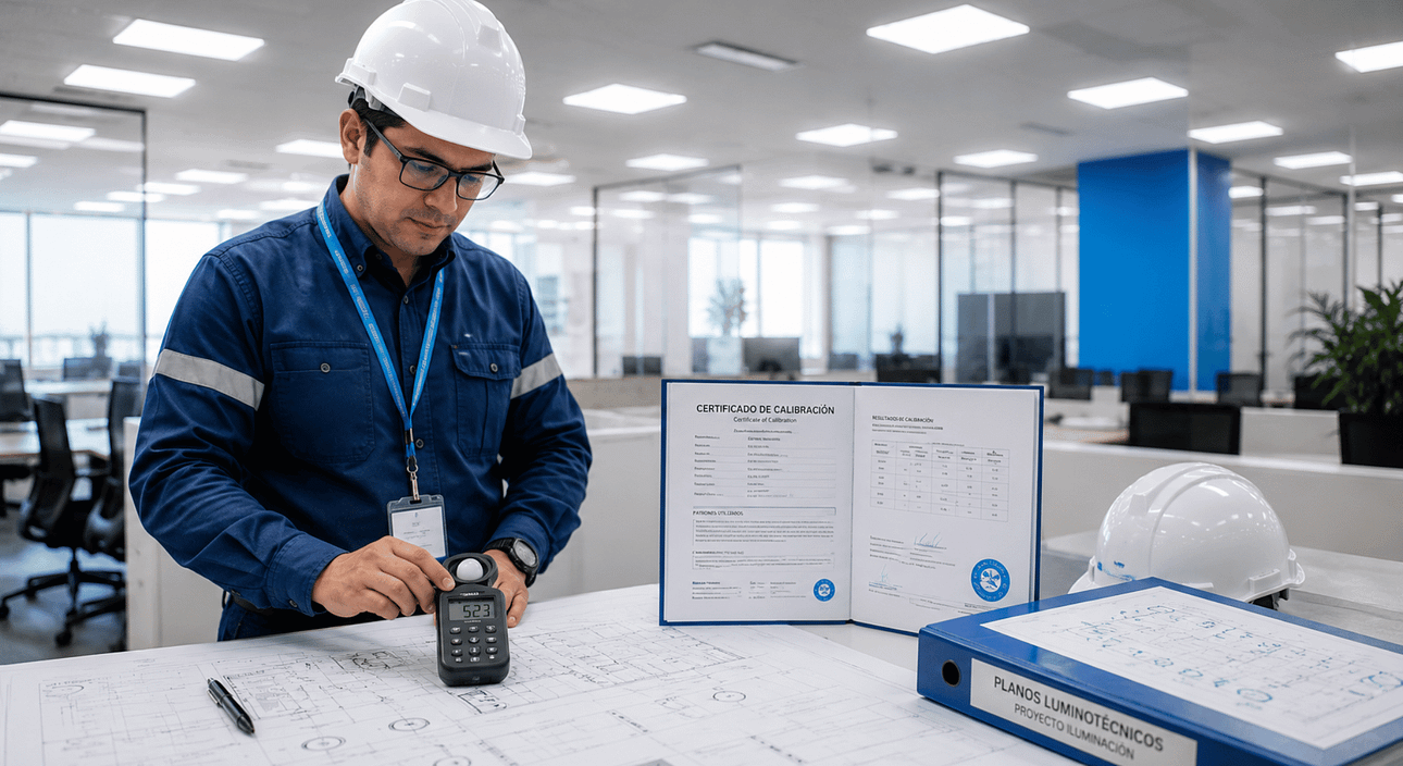 Luxómetro para inspección RETILAP